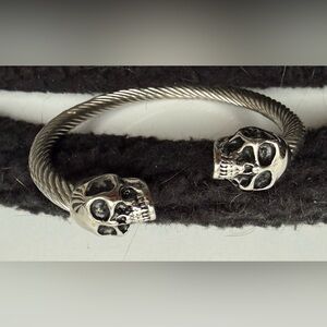 Silver Skull Bracelet